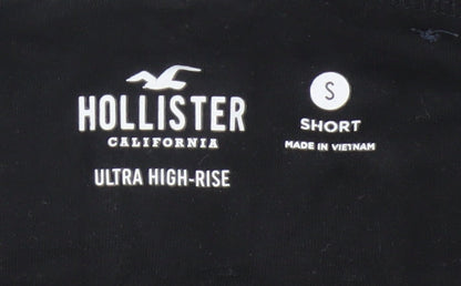 Hollister Women Black S Ultra High Rise Flared Stretch Leggings