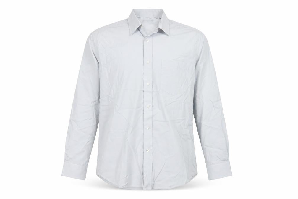 Peter England Men’s White 17.5in Classic Long Sleeve Button-Up Shirt