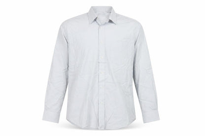 Peter England Men’s White 17.5in Classic Long Sleeve Button-Up Shirt