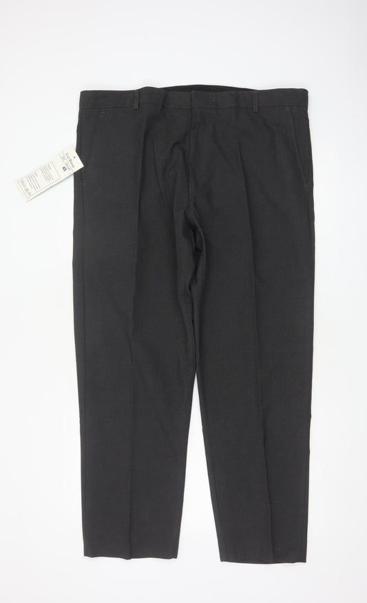 Ever Press Men’s Black Size 40 29in Leg Classic Dress Trousers NWT