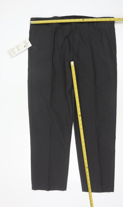 Ever Press Men’s Black Size 40 29in Leg Classic Dress Trousers NWT