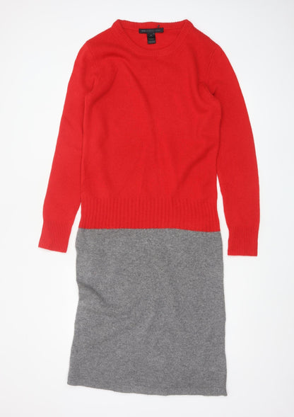 Marc by Marc Jacobs Women Multicolour S Wool Cashmere Jumper Dress