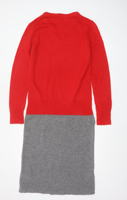 Marc by Marc Jacobs Women Multicolour S Wool Cashmere Jumper Dress