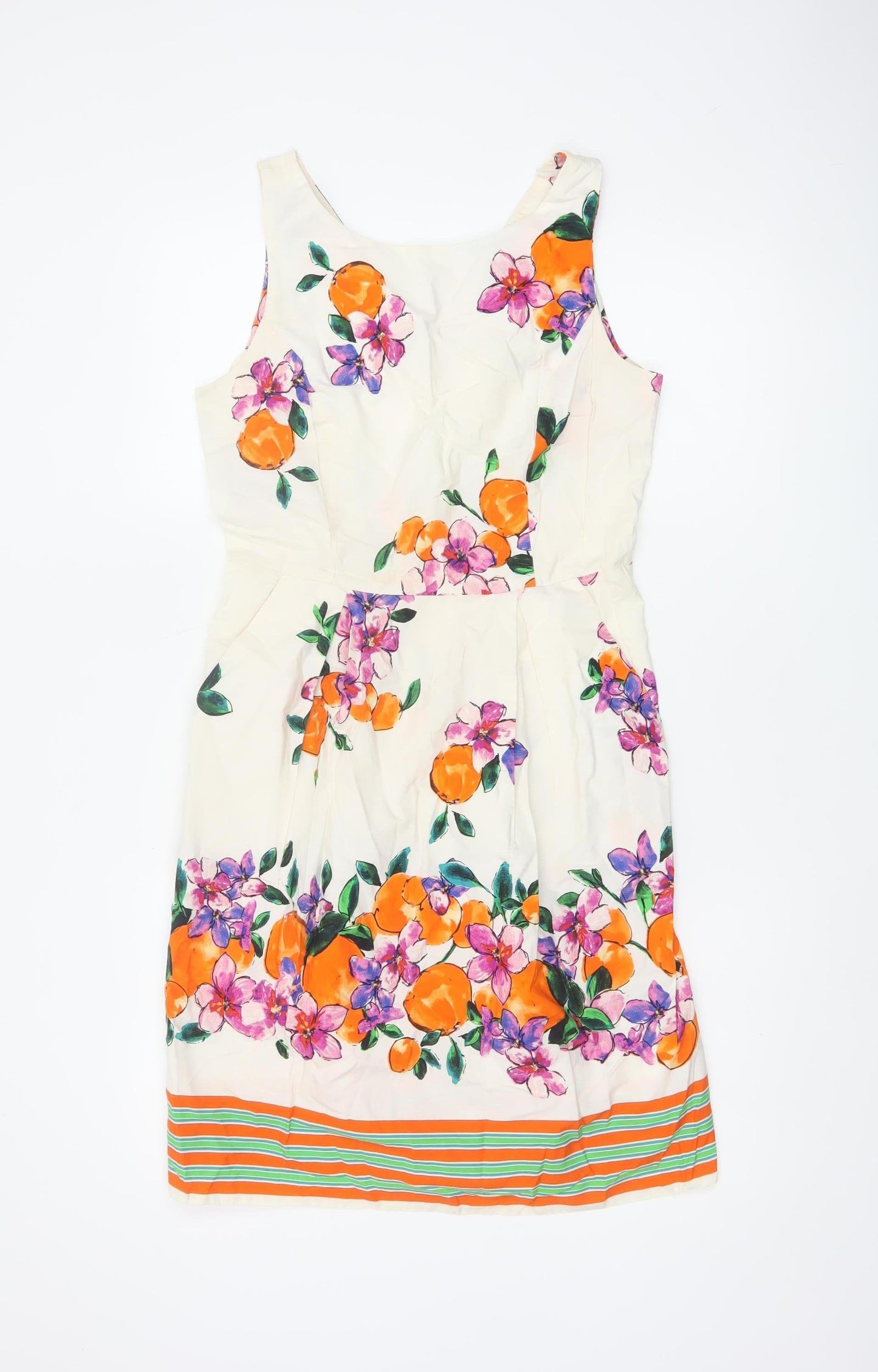 Wallis Women’s Multicoloured Floral Fit & Flare Dress UK 10