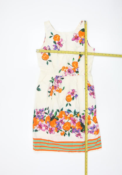 Wallis Women’s Multicoloured Floral Fit & Flare Dress UK 10