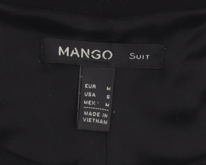 Mango Women Black M Sleeveless Sheath Knee Length Work Dress