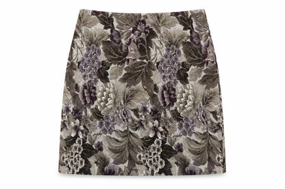 Marks & Spencer Women Multicoloured Floral Pencil Skirt UK 16 Long