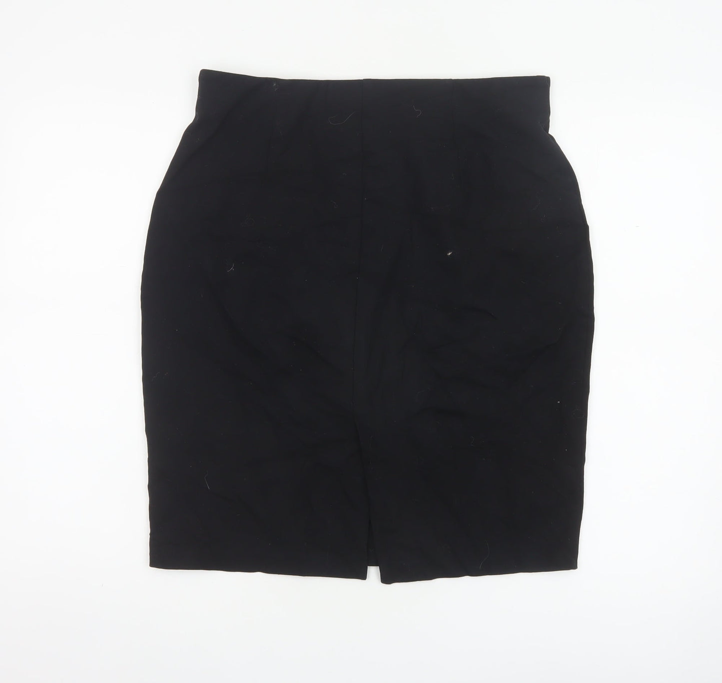 Marks and Spencer Women Black UK 14 Pencil Knee Length Work Skirt