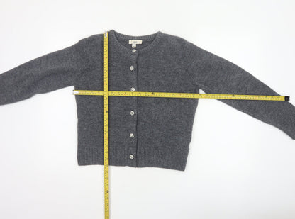 Marks and Spencer Women’s Grey S Jewel Button Knit Cardigan