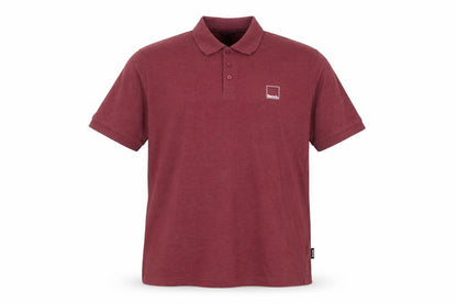 Bench Men's Red 2XL Logo Short Sleeve Cotton Blend Polo Shirt