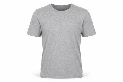 Hugo Boss Men's Grey Medium Logo Cotton Crew Neck T-Shirt