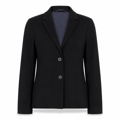 Jigsaw Women’s Black UK 8 Wool Blend 2 Button Tailored Blazer