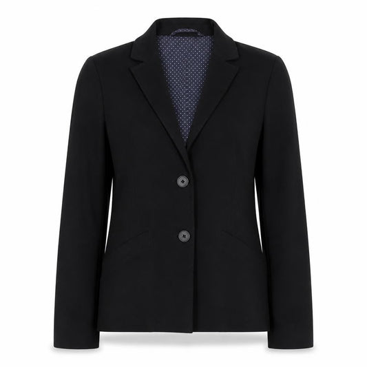 Jigsaw Women’s Black UK 8 Wool Blend 2 Button Tailored Blazer
