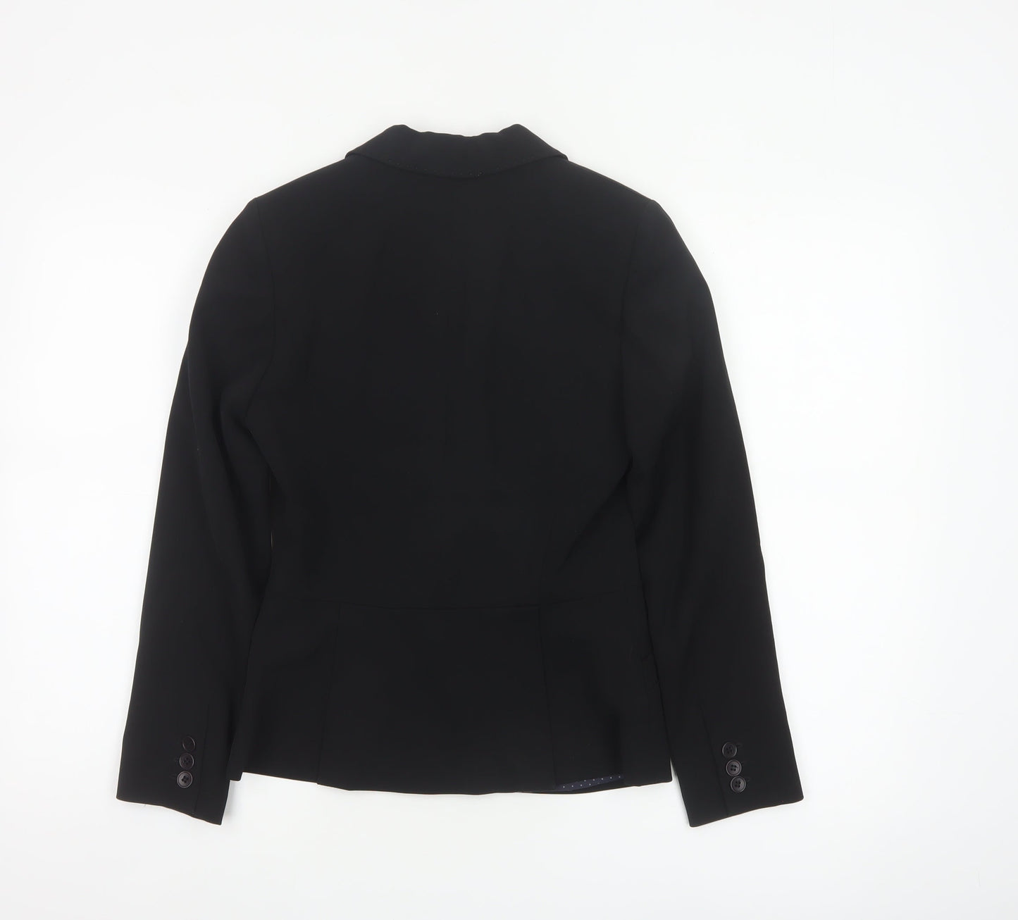 Jigsaw Women’s Black UK 8 Wool Blend 2 Button Tailored Blazer