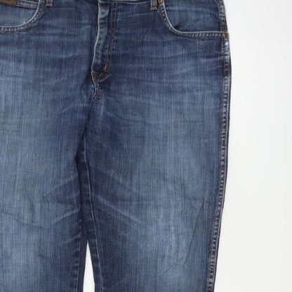 Wrangler Men’s Blue W36 L30 Texas Stretch Straight Jeans