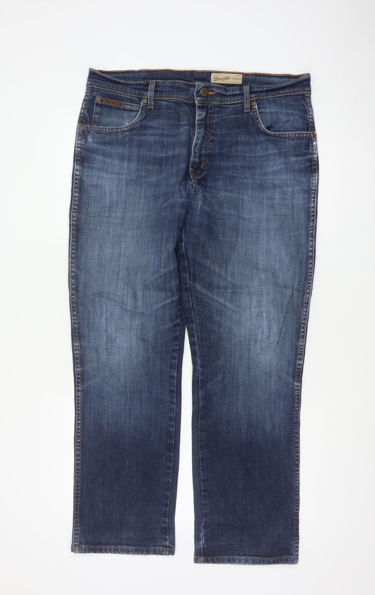 Wrangler Men’s Blue W36 L30 Texas Stretch Straight Jeans