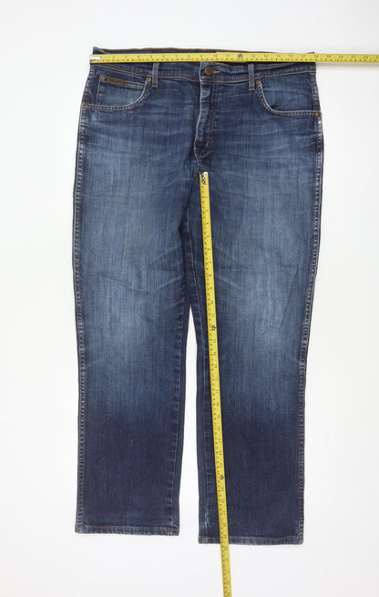 Wrangler Men’s Blue W36 L30 Texas Stretch Straight Jeans