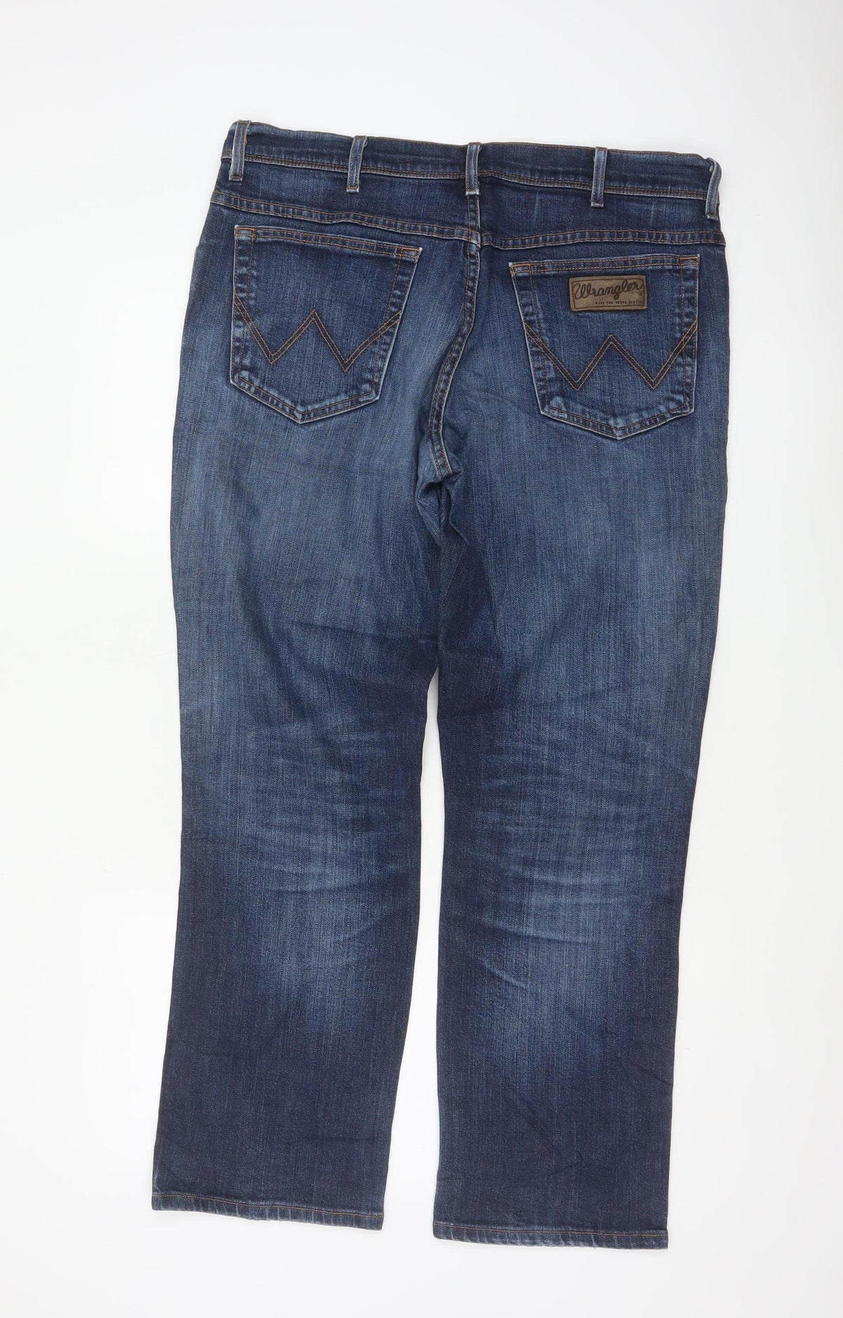 Wrangler Men’s Blue W36 L30 Texas Stretch Straight Jeans