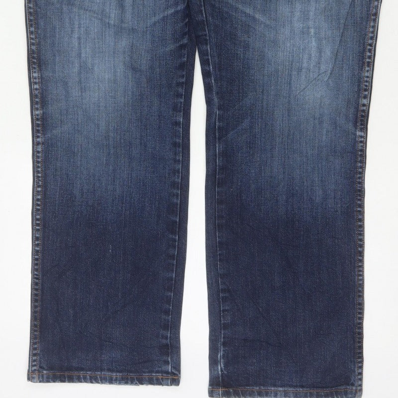 Wrangler Men’s Blue W36 L30 Texas Stretch Straight Jeans