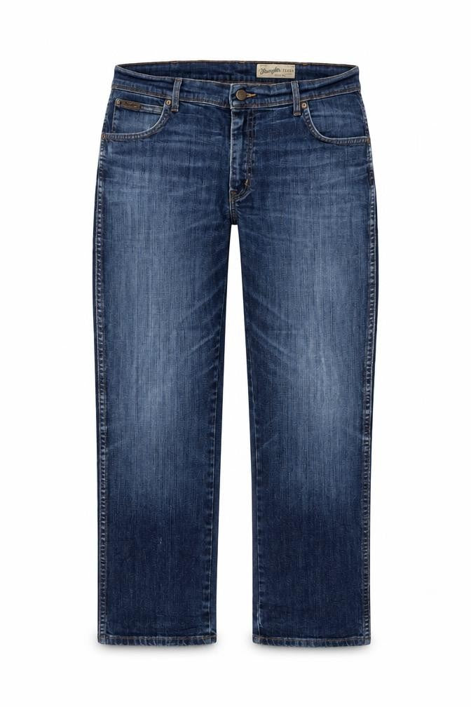 Wrangler Men’s Blue W36 L30 Texas Stretch Straight Jeans