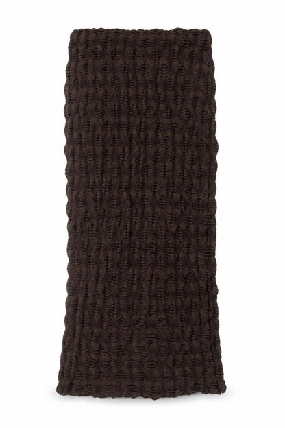 River Island Samantha Faiers Women Brown Animal Print Long Skirt UK 12