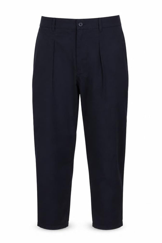 Zara Women Black UK 14 Carrot Fit Tapered Tailored Trousers