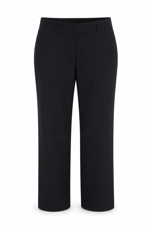 Brook Taverner Womens Black UK 14 Straight Tailored Dress Pants