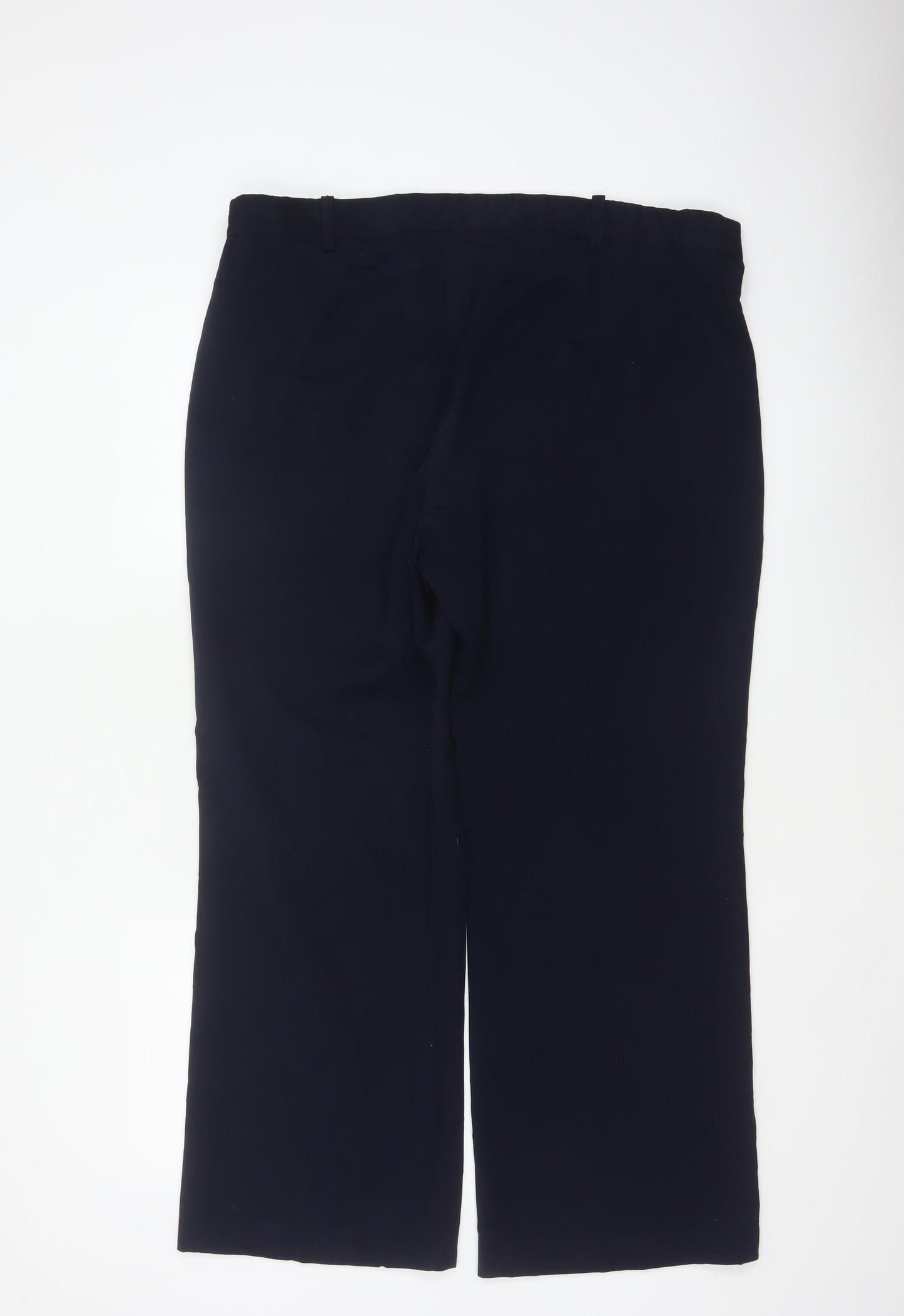 Klass Women’s Navy Size 18 Wide-Leg Smart Stretch Trousers