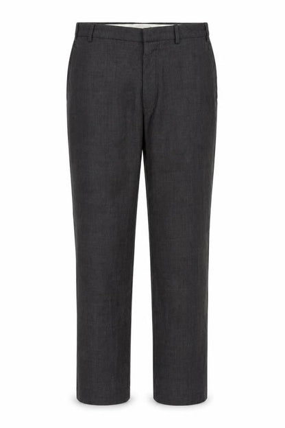Marks & Spencer Men Grey 36 Regular Wool Dress Trousers 36x33