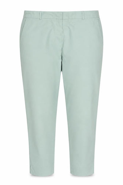 Marks & Spencer Women’s Sea Green UK 16 Short Tapered Chino Trousers