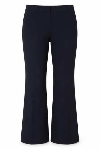 Marks & Spencer Women’s Navy Blue UK 12 Short Flared Tailored Trousers