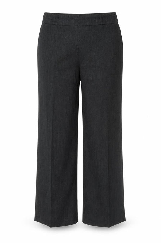 Wallis Women Black Size 12 Straight Leg Smart Stretch Trousers