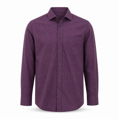The Collection Debenhams Men Purple 15.5 Slim Geometric Shirt