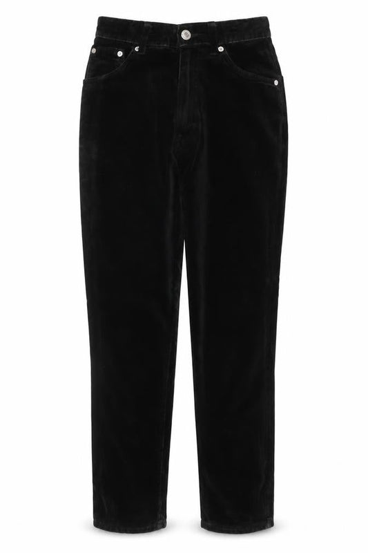 Stradivarius Women’s Black UK 8 Velvet Bootcut Trousers 34in