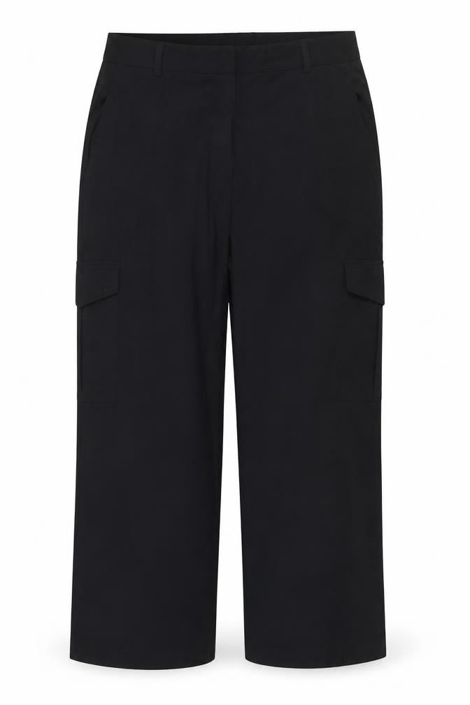 M&S Women’s Black Size 20 Short Straight Leg Cargo Trousers