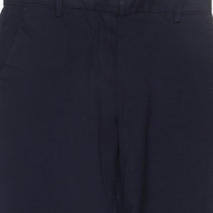 Next Women’s Black UK 10 Wide-Leg Tailored Dress Trousers Pockets