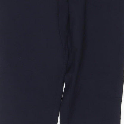 Next Women’s Black UK 10 Wide-Leg Tailored Dress Trousers Pockets