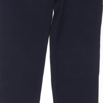 Next Women’s Black UK 10 Wide-Leg Tailored Dress Trousers Pockets
