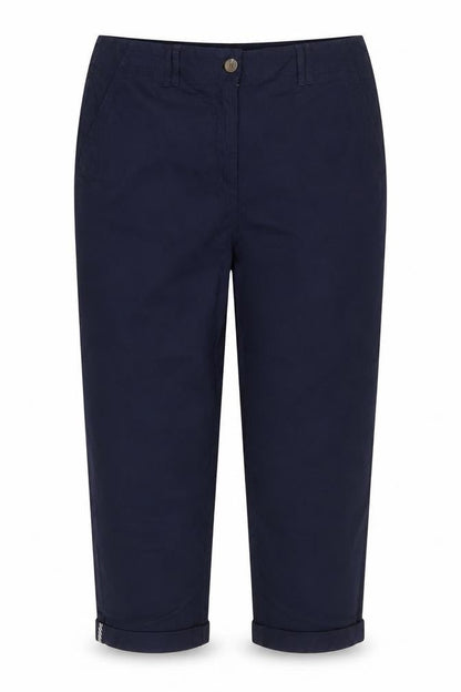 Next Women’s Navy Chino Trousers UK 18R Cotton Stretch Straight Leg