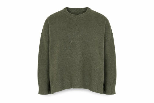 ASOS Design Women’s Green UK 12-14 Oversized Crew Neck Jumper