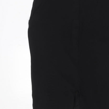 Quiz Women’s Black UK 12 Bodycon Knee Length Flared Sleeve Dress