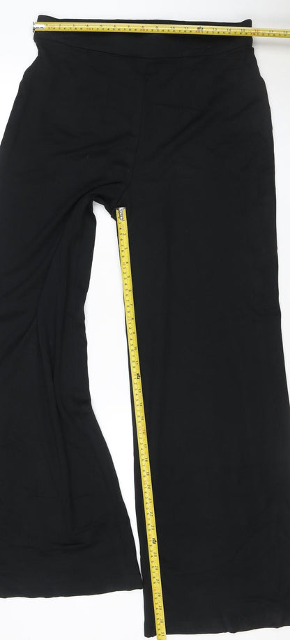 M&S Collection Women’s Black Size 14 Regular Stretch Dress Trousers