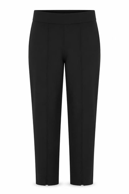 Zara Women Black UK 16 Straight Leg Tailored Dress Trousers