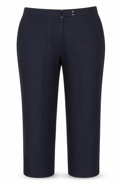 Marks & Spencer Women’s Navy Blue UK 18 Tailored Straight Dress Trousers