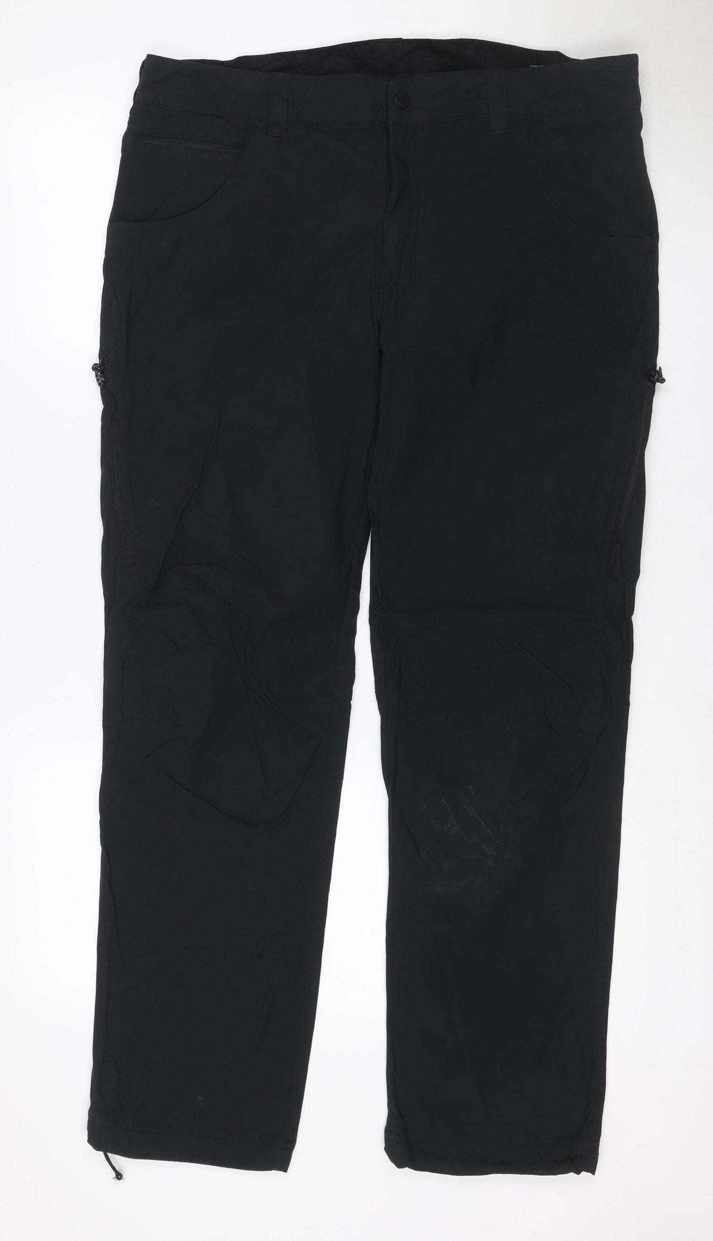 Berghaus Men’s Black 36 Regular Stretch Hiking Trousers Zip Pockets