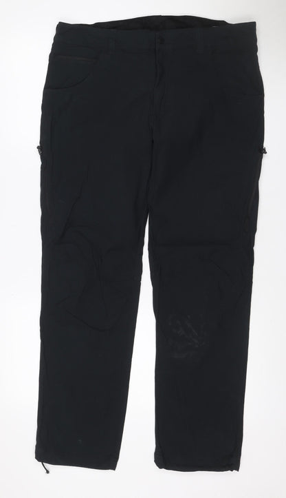 Berghaus Men’s Black 36 Regular Stretch Hiking Trousers Zip Pockets
