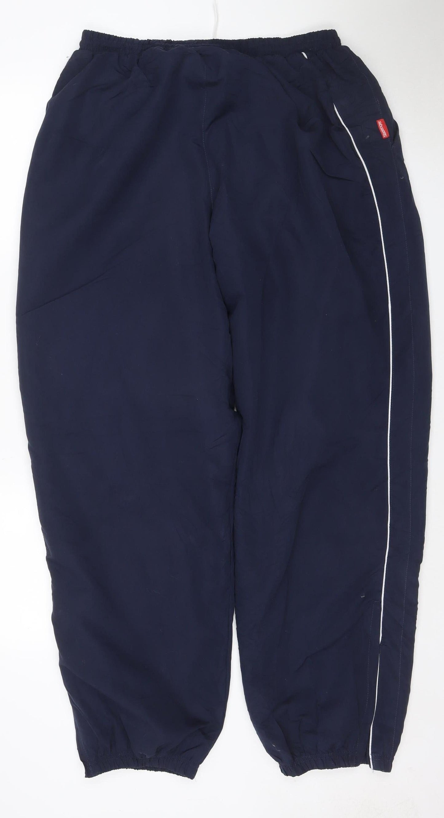 Slazenger Men’s Navy 2XL Track Pants Lined Drawstring Joggers
