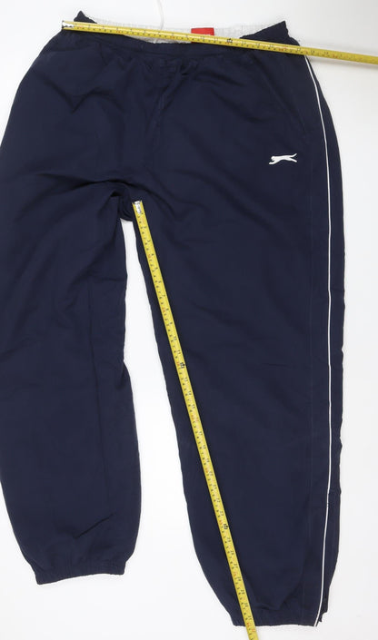 Slazenger Men’s Navy 2XL Track Pants Lined Drawstring Joggers