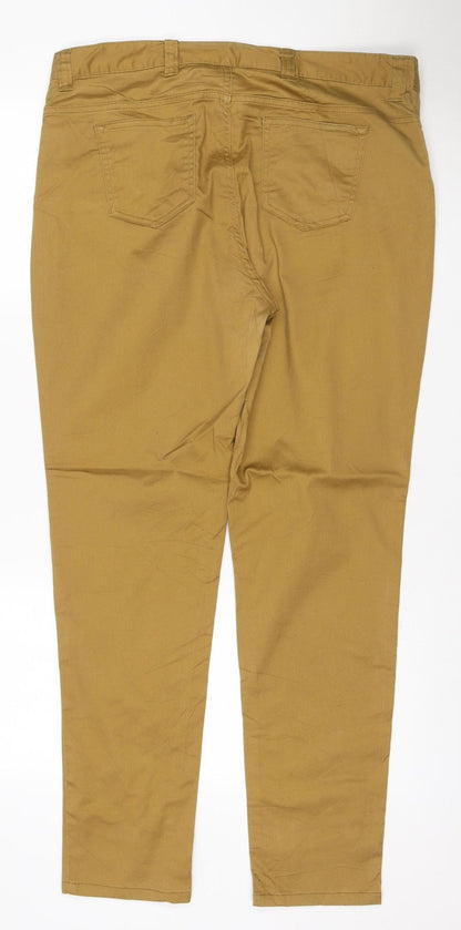 Premier Women’s Brown UK 16 Regular Straight Workwear Jeans PR570