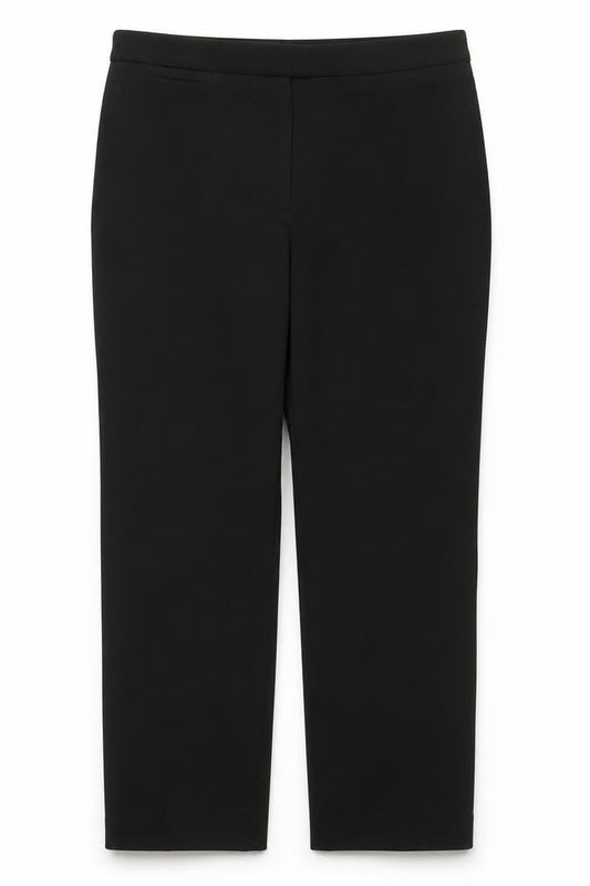 Jigsaw Women’s Black UK 12 Tailored Straight Leg Trousers